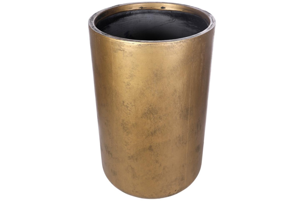 Кашпо Крисмас Высокое V-XMAS-GLD-32 D32 H50 cm золотистое