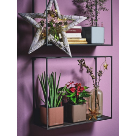 Кашпо Кьюб Глосси 14 13518