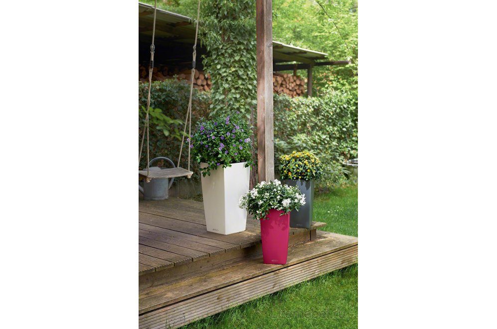 Кашпо Lechuza 13133 CUBICO Color 30 мускатный