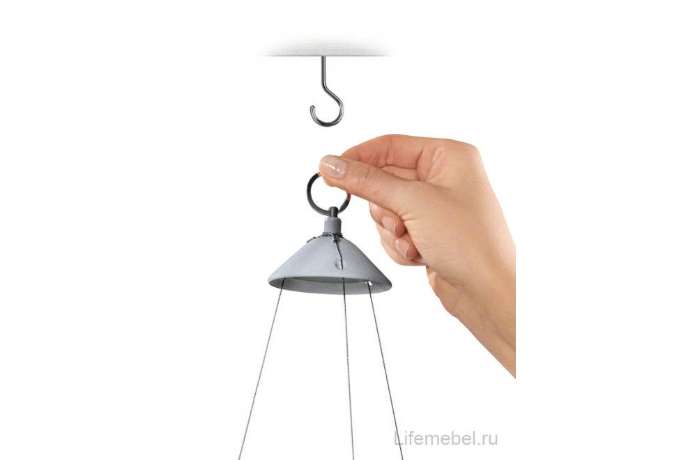 Кашпо Lechuza 15190 NIDO Cottage Белый