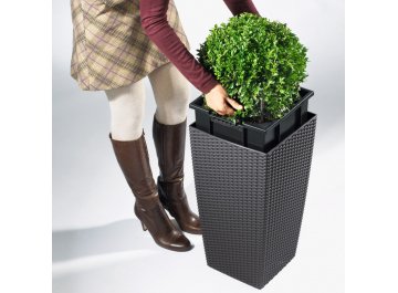 Кашпо Lechuza 15245 CUBICO Cottage 40