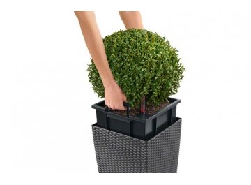 Кашпо Lechuza 15382 CUBE Cottage 40