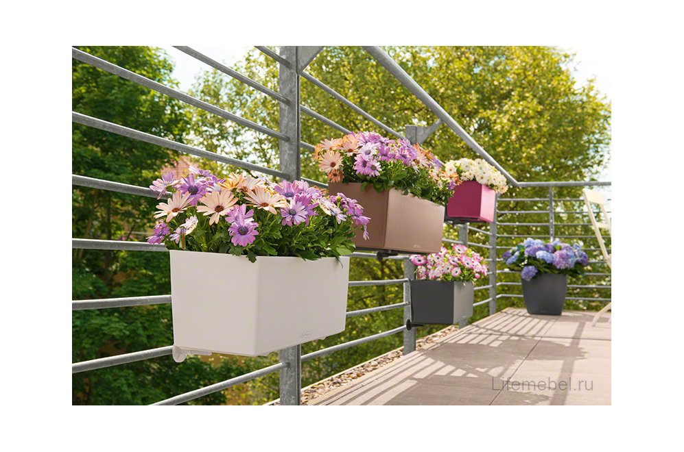 Кашпо Lechuza 15670 BALCONERA Color 50 Белый
