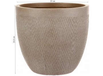 Кашпо Лотус Круглое D37 H33.5 MESHR37-T