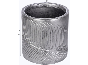 Кашпо Лист LEAF-R-31-SLV