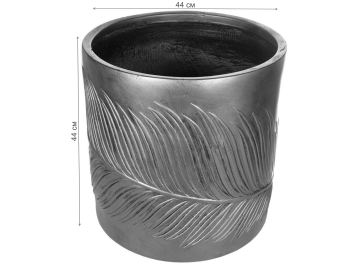 Кашпо Лист LEAF-R-44-SLV