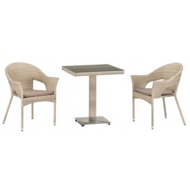 Кофейный комплект из ротанга T605SWT/Y79C