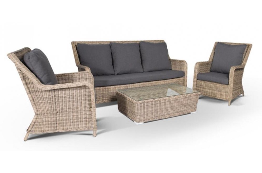 Комплект для отдыха из ротанга Дживан соломенный