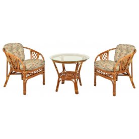 Комплект кофейный Arkadia 2+1 коньяк