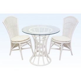 Комплект кофейный Bistro 2+1 белый