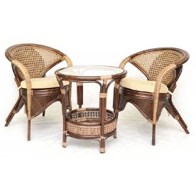 Комплект кофейный Rainbow 02/15A браун