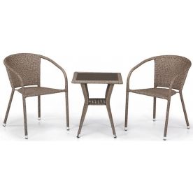 Обеденный комплект 2+1 T25A Y137C-W53 2Pcs Light Brown