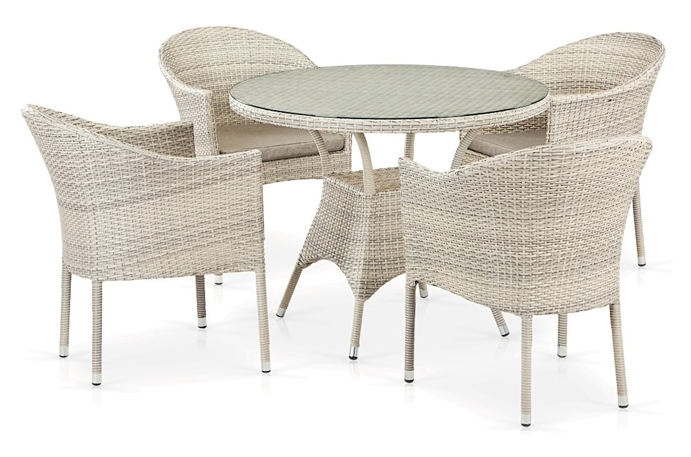 Обеденный комплект T190A/Y350A-W85-D90 Latte