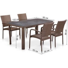 Обеденный комплект T51A Y376-W773-150x85 6