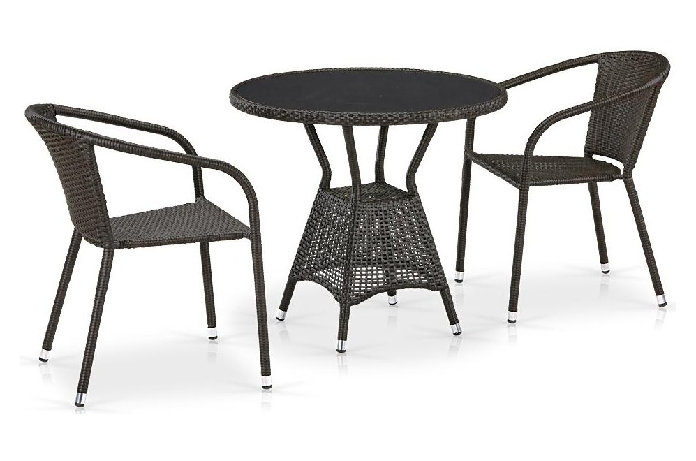 Обеденный комплект T707ANS/Y137C-W53 2Pcs Brown