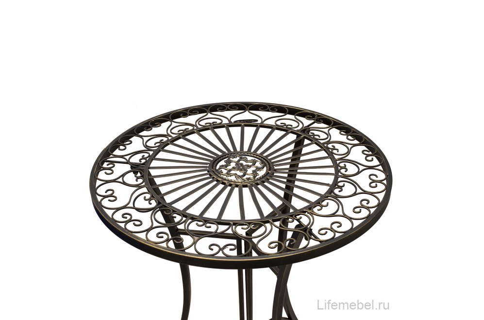 Кофейный комплект Мирона с узором бронзовый