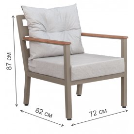 Комплект для отдыха из металла Santorini