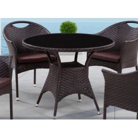 Комплект мебели стол T-190B-1 и 4 кресла Y-197B