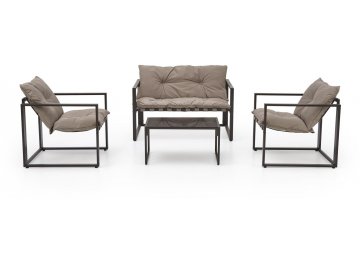 Обеденный комплект из металла Shark