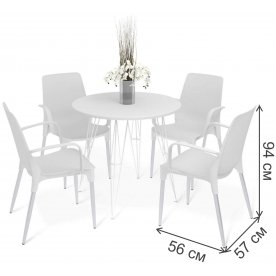 Обеденный комплект из пластика SHT-DS199