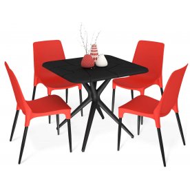 Обеденный комплект из пластика SHT-DS208