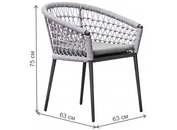 Металлическое кресло Муза 39AR-C288-T4