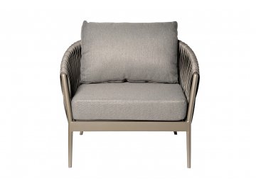 Металлическое кресло Муза 39AR-KRES-3691 ser серое