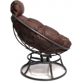 Металлическое кресло Папасан мини