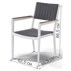 Металлическое кресло Яшма