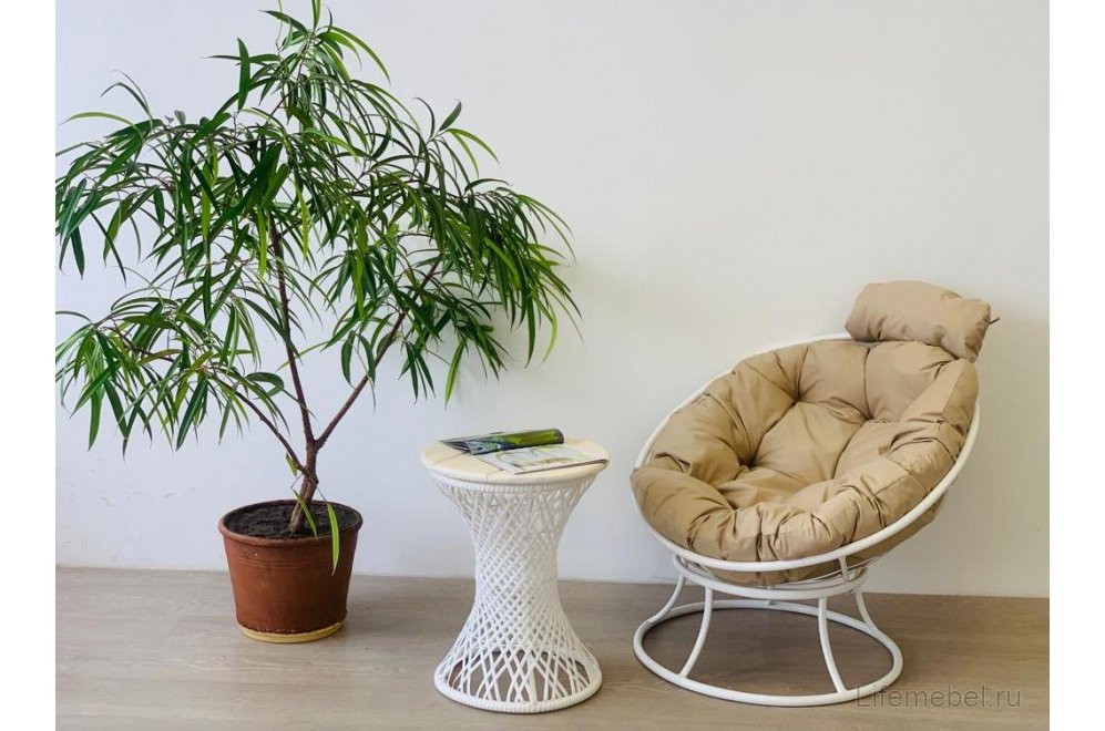 Деревянный стол Бонго макси 0,4 м белый