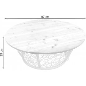 Деревянный стол Папасан