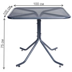 Металлический стол Романс