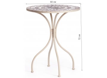 Металлический стол Romeo/Ромео мод. PL08-7451RV