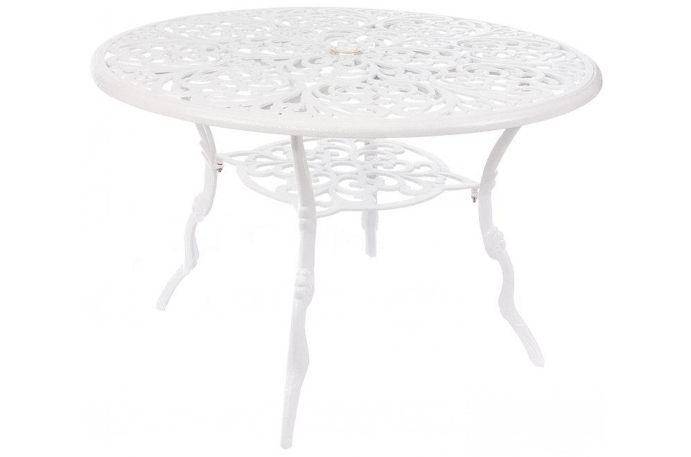 Стол круглый Мелисса белый