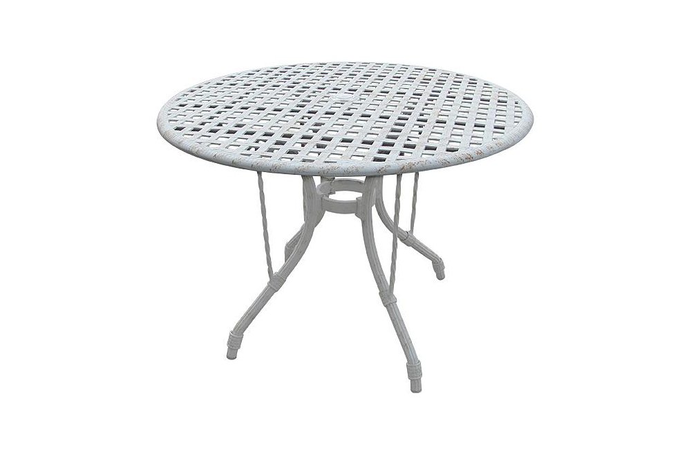 Стол круглый Стефан белый