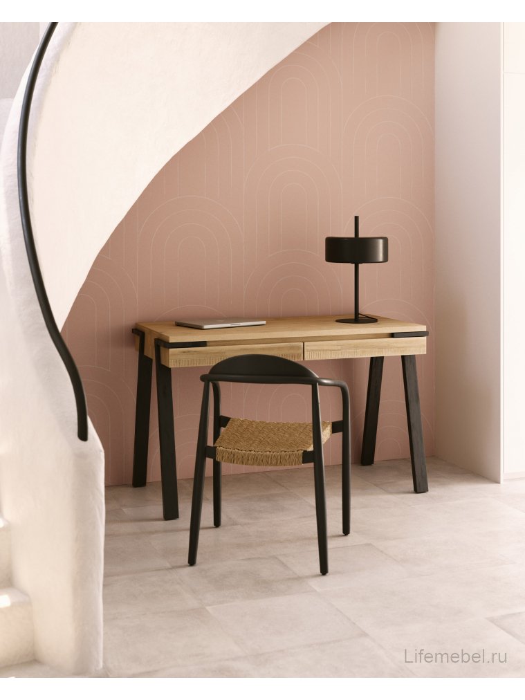 Деревянный стул Glynis черный / натуральный