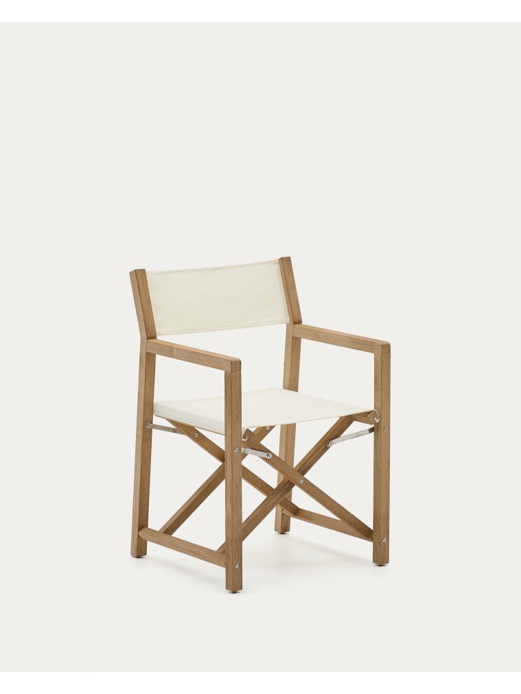 Деревянный стул Vilara белый / натуральный