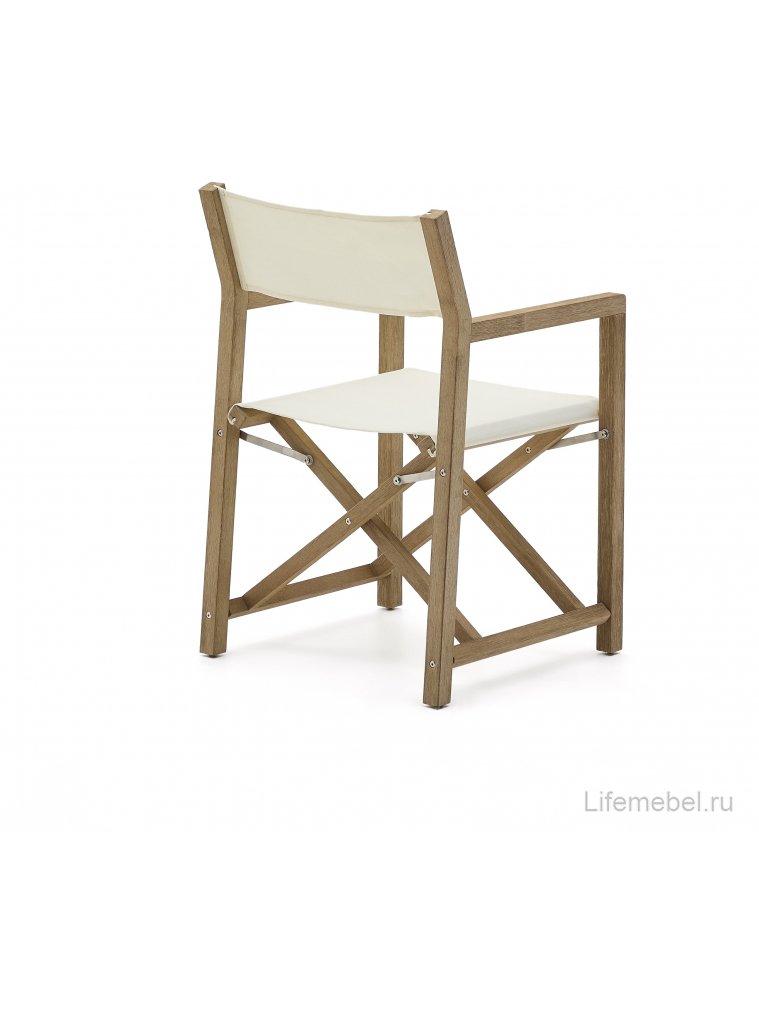 Деревянный стул Vilara белый / натуральный