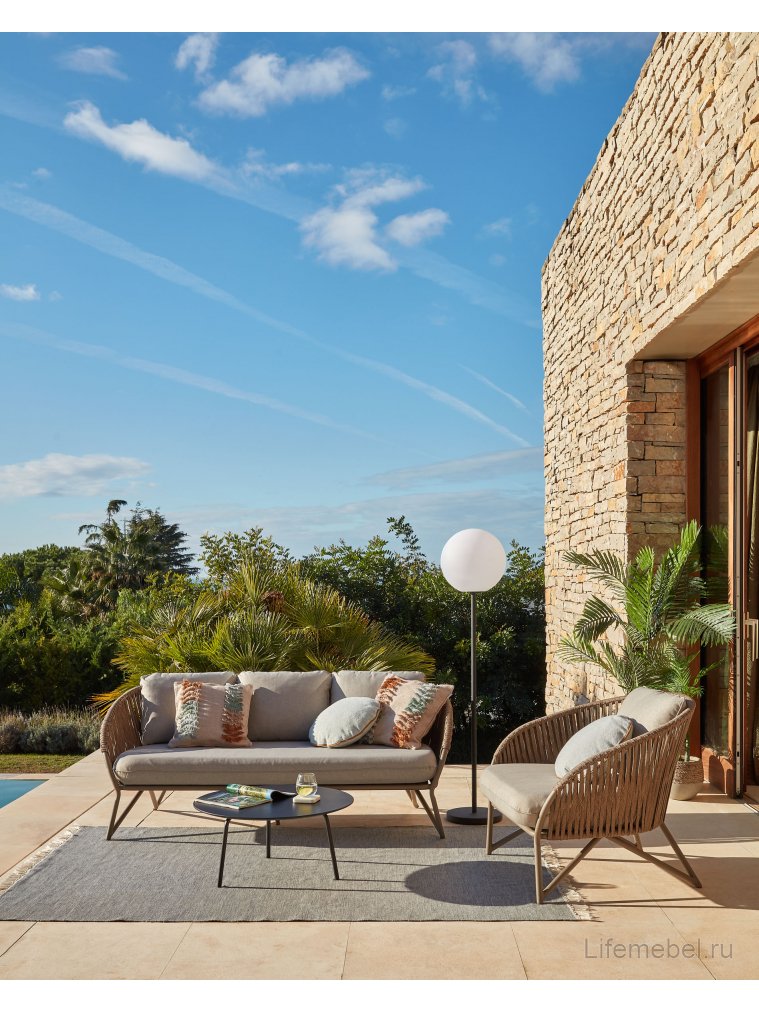 Кресло Branzie серое