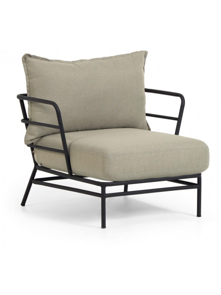 Металлический стул Mareluz бежевый