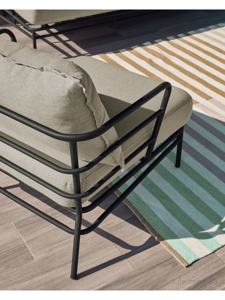 Металлический стул Mareluz бежевый