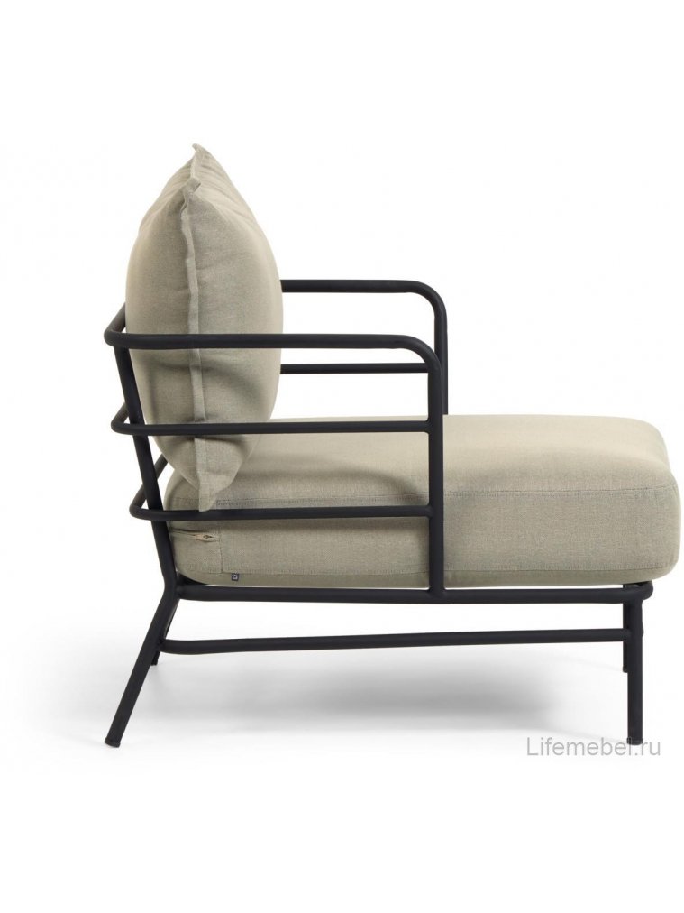 Металлический стул Mareluz бежевый