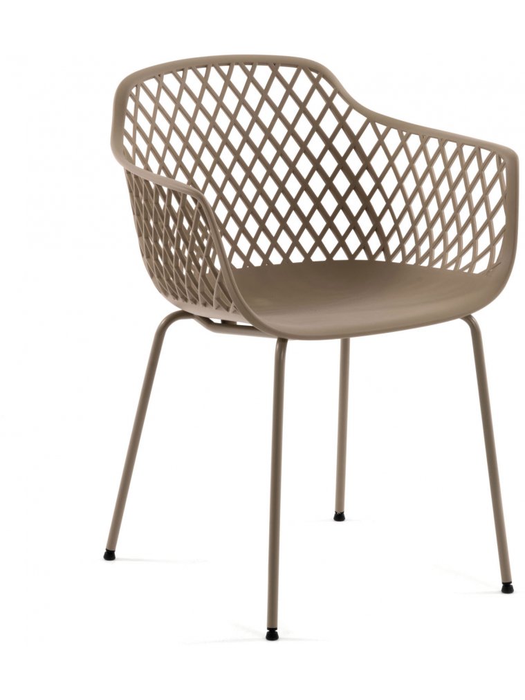 Металлический стул Quinn бежевый