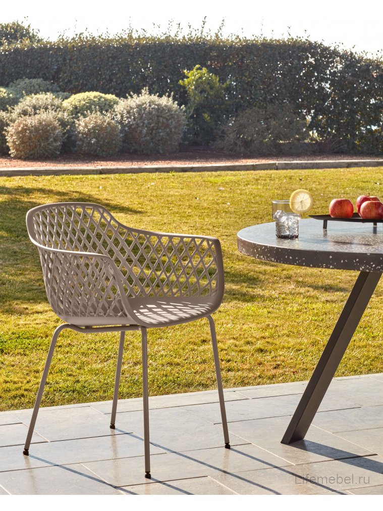 Металлический стул Quinn бежевый