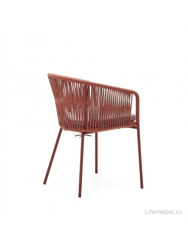 Металлический стул Yanet терракотовый