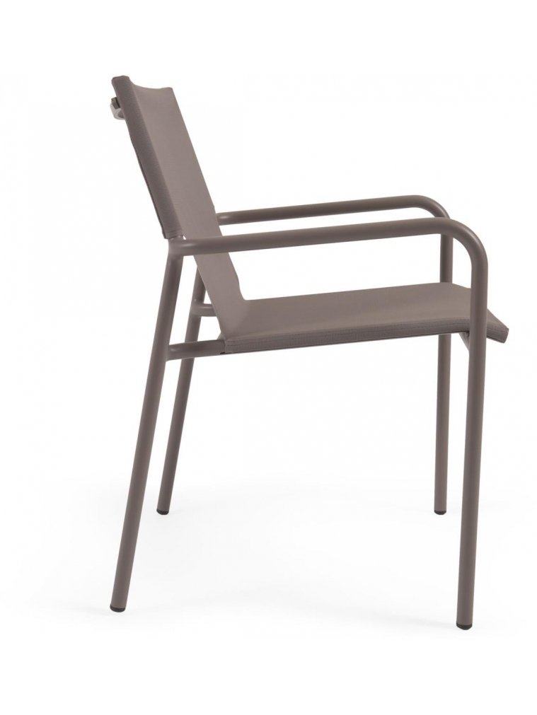 Металлический стул Zaltana коричневый