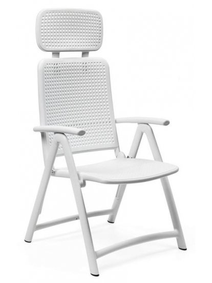 Пластиковое кресло Acquamarina белое