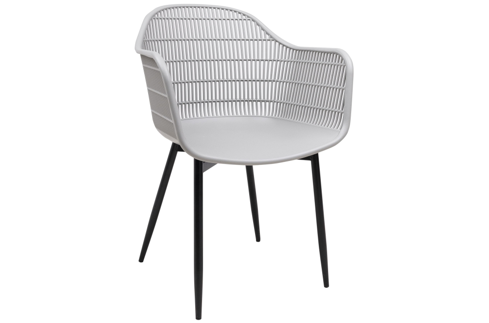 Пластиковое кресло Bert серый