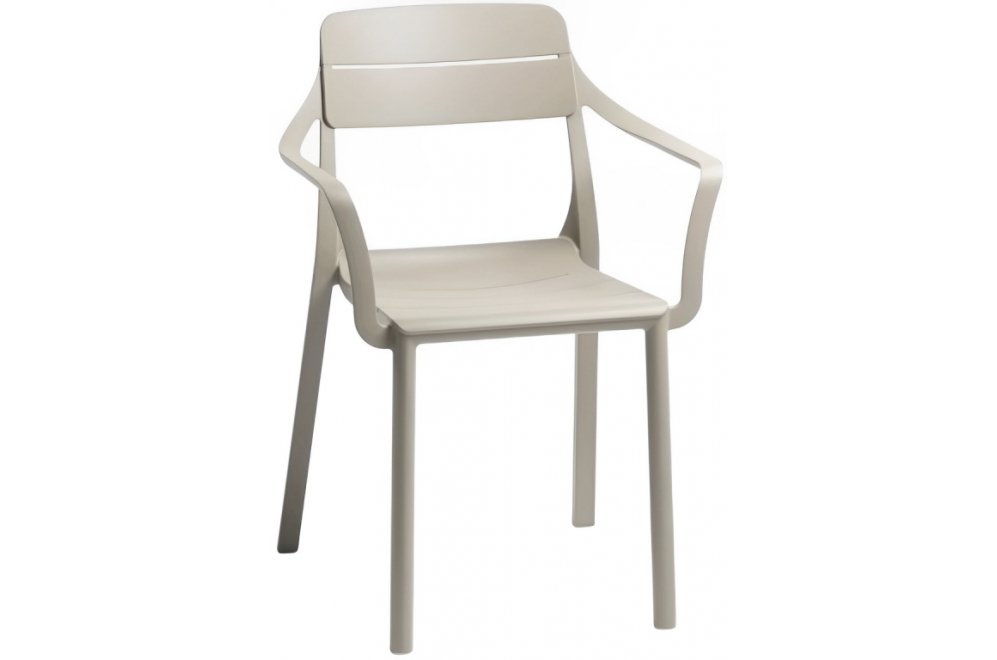 Кресло пластиковое Cassia бежевый