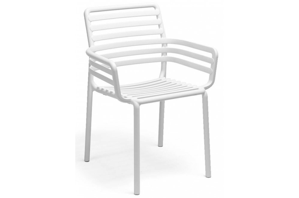 Кресло пластиковое Doga белый